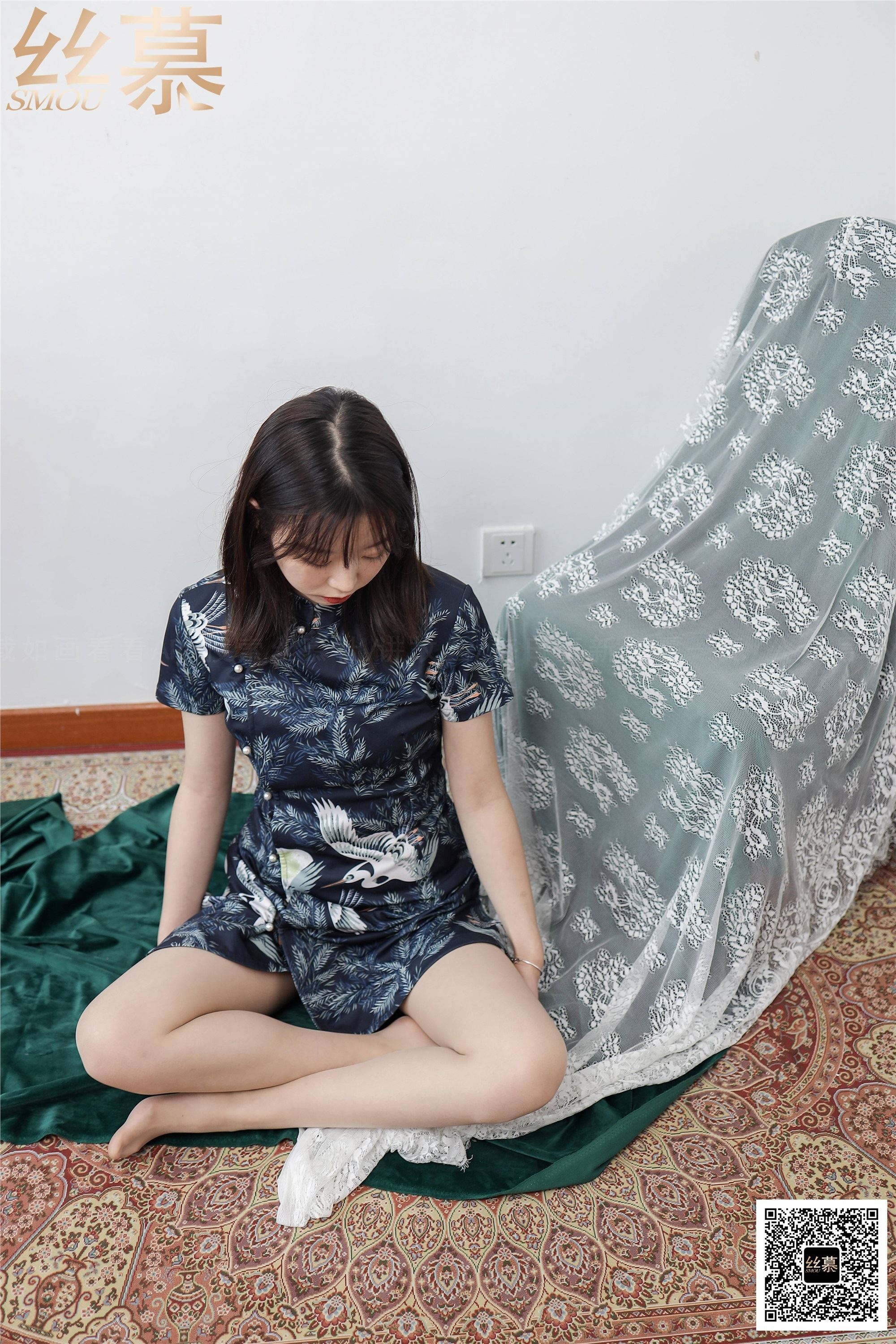 丝慕写真 特写集 TX079 新模《旗袍丝艺》